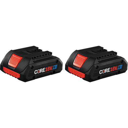 Batteries CORE18V &agrave; puissance avanc&eacute;e, Lithium-ion, 18 V, 4 A Mukwa Safety Services