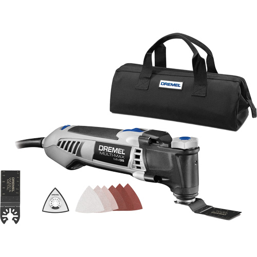 Ensemble outil multifonction oscillant cord&eacute; Multi-Max &agrave; vitesse variable Mukwa Safety Services