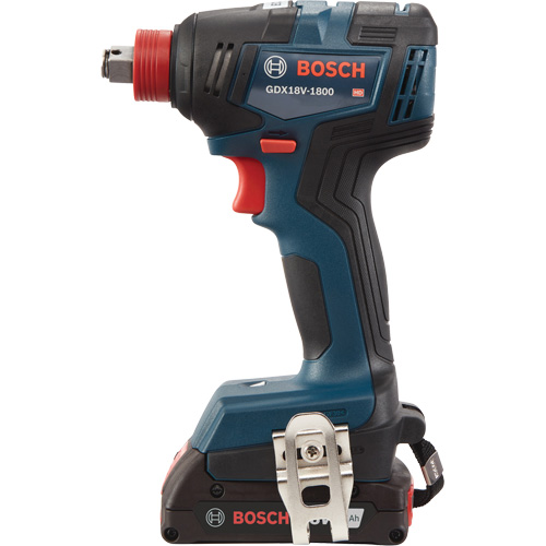Ensemble visseuse/cl&eacute; &agrave; chocs 2-en-1 pour embouts et douilles, 1/2", 1800 lb-po Couple max., 18 V, Lithium-ion Mukwa Safety Services