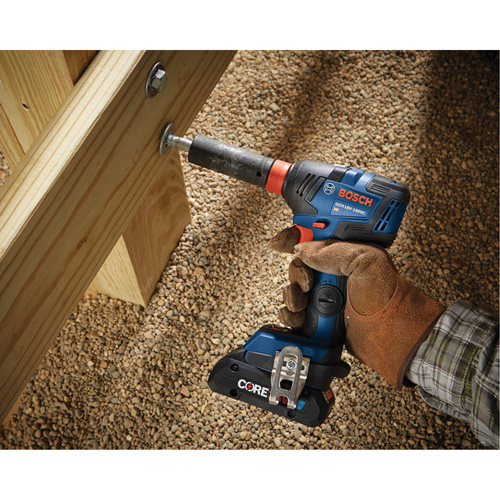 Ensemble visseuse/cl&eacute; &agrave; chocs 2-en-1 pour embouts et douilles, 1/2", 1800 lb-po Couple max., 18 V, Lithium-ion Mukwa Safety Services