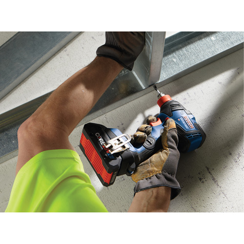 Ensemble visseuse/cl&eacute; &agrave; chocs 2-en-1 pour embouts et douilles, 1/2", 1800 lb-po Couple max., 18 V, Lithium-ion Mukwa Safety Services