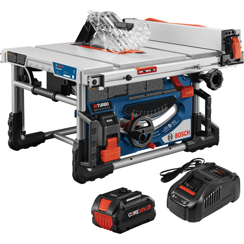 PROFACTOR 18V 8-1/4 In. Portable Table Saw Kit, 18 V, 5500 RPM Mukwa Safety Services