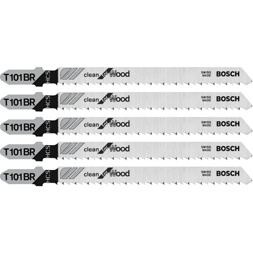 Lame de scie sauteuse Basic for Wood, Tige en T, 4" lo, 10 dents par pouce Mukwa Safety Services