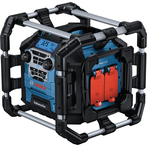 Radio de chantier avec Bluetooth 5.0 et station dalimentation, Lithium-ion, 18 V Mukwa Safety Services