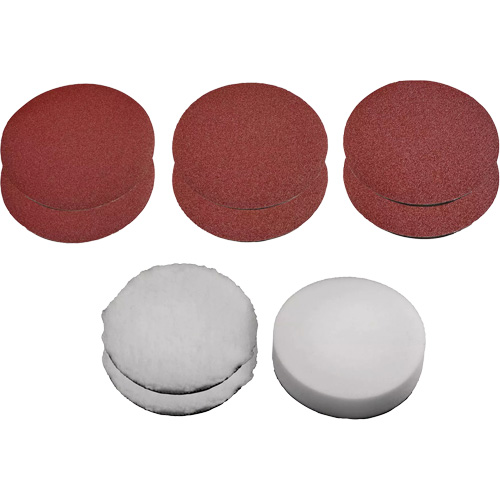 Ensemble de polissage et ponçage de 9 morceaux, 7" dia. Mukwa Safety Services