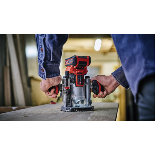 Professional Cordless Compact Router with Fixed Base & Plunge Base (Tool Only) Mukwa Safety Services