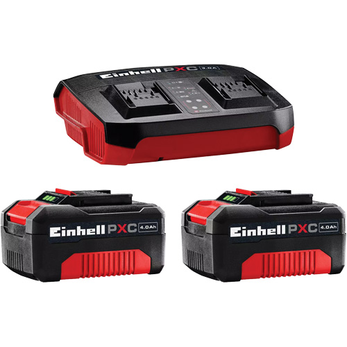 PXC Battery & Charger Starter Kit, Lithium-Ion, 18 V, 4 Ah Mukwa Safety Services