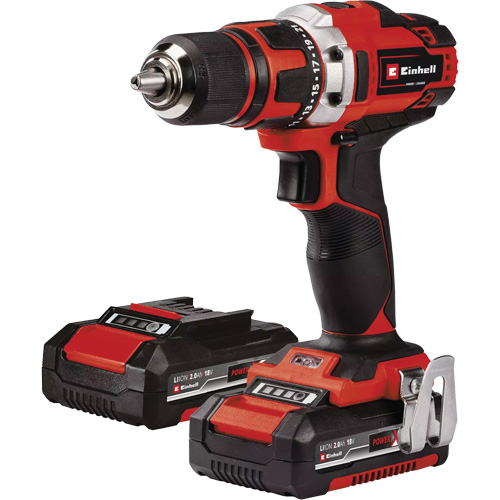 Cordless Drill/Driver Kit, Lithium-Ion, 18 V, 1/2" Chuck, 354 in-lbs Torque Mukwa Safety Services