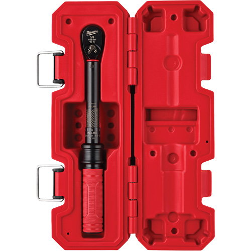 Cl&eacute; dynamom&eacute;trique, &agrave; cliquer, Entraînement 3/8" carr&eacute;, 5,6 - 28,2 Nm/50 - 250 lb-po Mukwa Safety Services