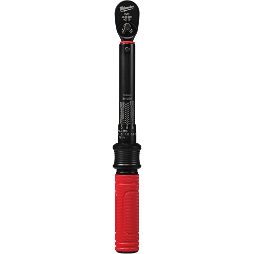 Cl&eacute; dynamom&eacute;trique, &agrave; cliquer, Entraînement 3/8" carr&eacute;, 5,6 - 28,2 Nm/50 - 250 lb-po Mukwa Safety Services