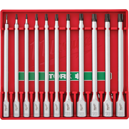 Jeu de douilles &agrave; embouts longues, Torx, Prise 1/4"/3/8", 11 mr Mukwa Safety Services