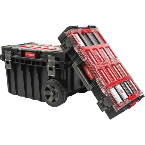 2-Piece Arx&reg; Rolling Tool Chest Set, 23-4/5" x 16" x 20-3/5", Black Mukwa Safety Services