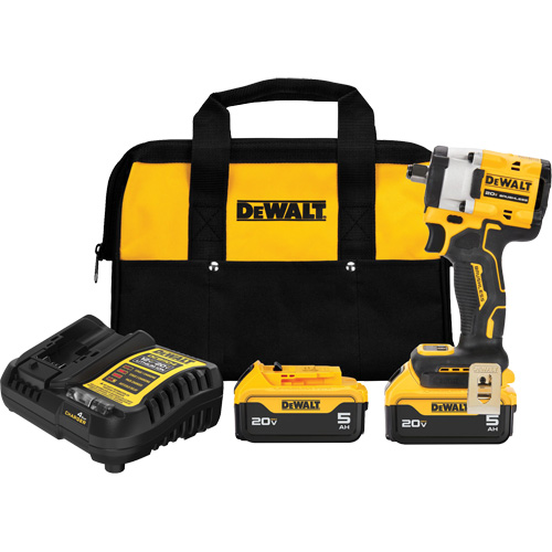 Ensemble de cl&eacute; &agrave; chocs compacte ATOMIC MAX* avec enclume &agrave; anneau ouvert, 20 V, Mandrin 1/2" Mukwa Safety Services