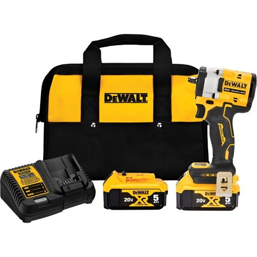 Ensemble de cl&eacute; &agrave; chocs compacte ATOMIC MAX* avec enclume &agrave; anneau ouvert, 20 V, Mandrin 3/8" Mukwa Safety Services