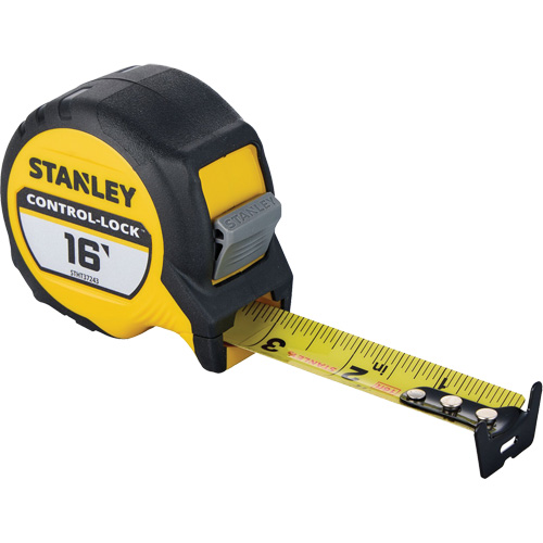 Ruban &agrave; mesurer CONTROL-LOCK, 25 mm x 16', Marques de goujon Imp&eacute;rial Mukwa Safety Services