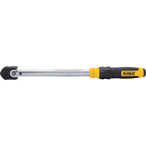 Cl&eacute; dynamom&eacute;trique &agrave; microm&egrave;tre, &agrave; cliquer, Entraînement 3/8" carr&eacute;, 20 - 100 lb-pi/27,11-135. 58 N.m Mukwa Safety Services