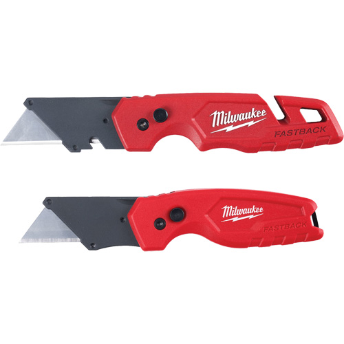 Jeu de couteaux utilitaires pliants FASTBACK 2 mcx, poign&eacute;e en Plastique Mukwa Safety Services