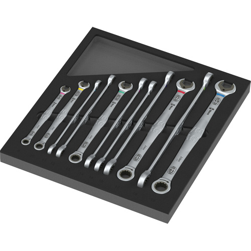 Insert en mousse 9735 pour jeu 6007 Joker 1, Combinaison &agrave; cliquet, 12 morcea Mukwa Safety Services