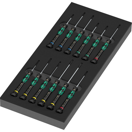 Foam Insert Kraftform Micro Screwdriver Set 2, 13 Pcs. Mukwa Safety Services