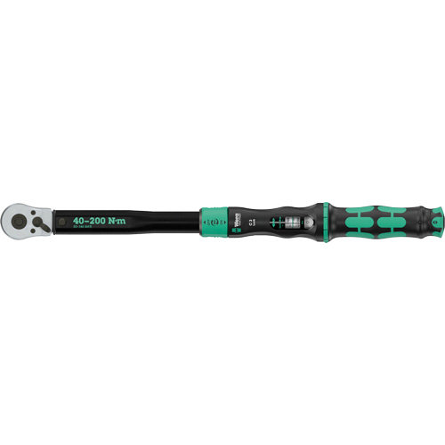 Adjustable Click-Torque Lock C 3 Torque Wrench with Torque Lock Function, Click, 1/2" Square Drive, 30 - 146 lbf. Ft Mukwa Safety Services