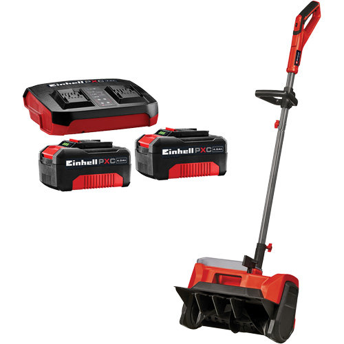 36V Cordless Snow Shovel Kit with Batteries and Charger, 16" (40.64 cm) Wide Mukwa Safety Services