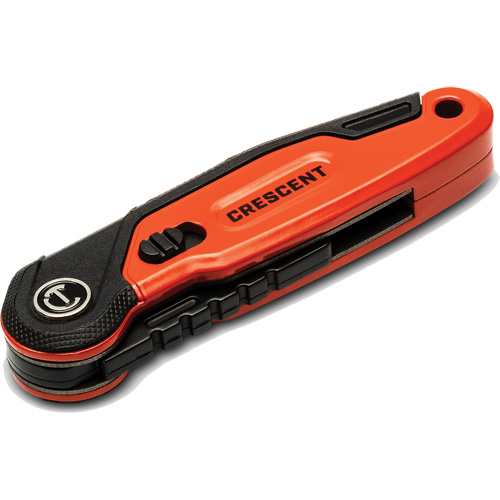 Couteau utilitaire pliant, 1" lame, lame en Acier, poign&eacute;e en Aluminium Mukwa Safety Services