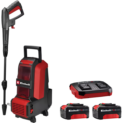 Laveuse &agrave; haute pression sans fil avec batterie 4 Ah PXC et ensemble de d&eacute;part de chargeur, &agrave; pile, 1522 psi, 1,23 gal./min Mukwa Safety Services