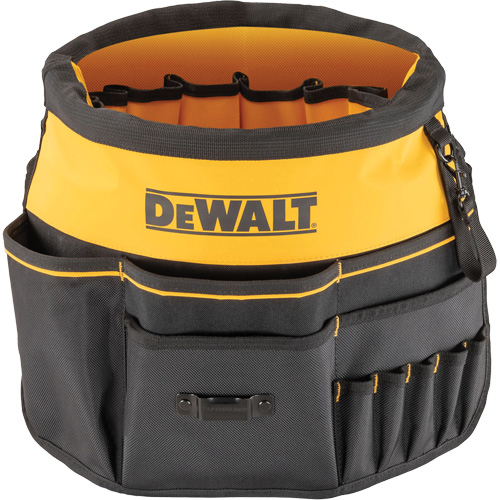 Bucket Tool Organizer, 19-3/4" L x 2" W x 19-5/8" H, Black/Yellow Mukwa Safety Services