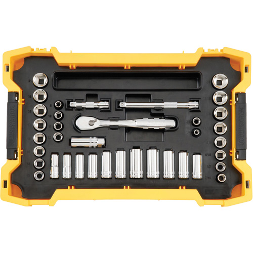 Jeu d'outils 3/8" & 1/2" pour m&eacute;canicien avec plateau & couvercle TOUGHSYSTEM 2.0 Mukwa Safety Services