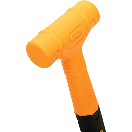 Dead Blow Hammer, 18 oz., Smooth Grip, 11-1/5" L Mukwa Safety Services