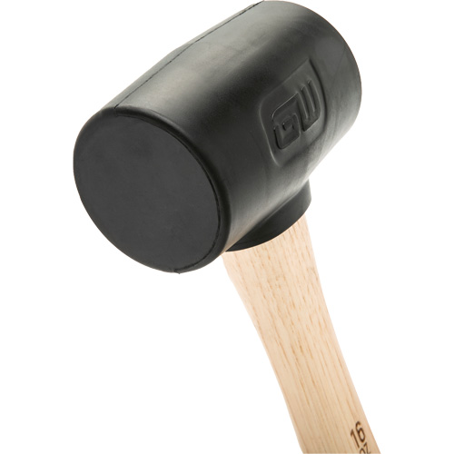Maillet en caoutchouc, 16 oz, Prise en Bois, 13" lo Mukwa Safety Services