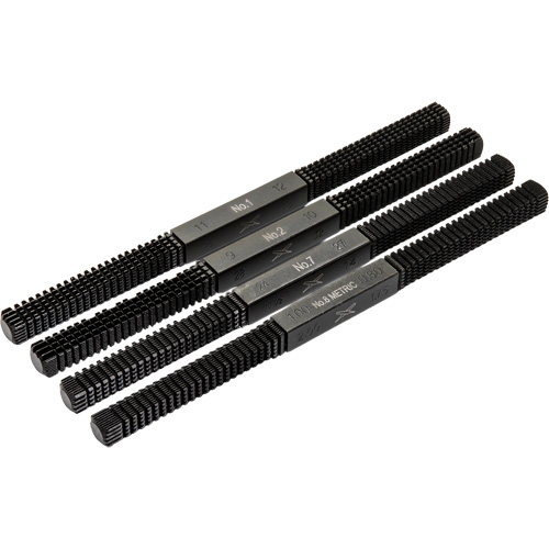 4-Piece Thread Restoring File Set, Square, 9" Mukwa Safety Services