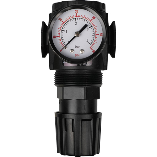 MODULAIR 300 Compressed Air Regulator, 1/2" NPT, 300 psi Max. PSI, In Line/Modular Mukwa Safety Services