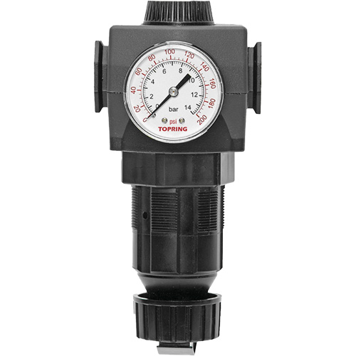 D&eacute;tendeur &agrave; diaphragme en zinc MODULAIR 400, 1/2" NPT, PSI max. de 300 psi, Canalisation/Modulaire Mukwa Safety Services