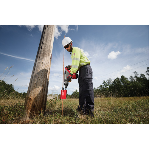 Enfonceur de tige de mise &agrave; la terre &agrave; chargement lat&eacute;ral SDS Max Mukwa Safety Services