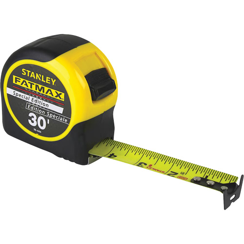 Ruban &agrave; mesurer FATMAX Special Edition, 1-1/4" x 30', Marques de goujon Imp&eacute;rial Mukwa Safety Services