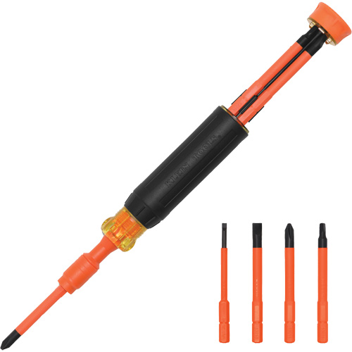 4-in-1 Insulated Multi-Bit Screwdriver Mukwa Safety Services