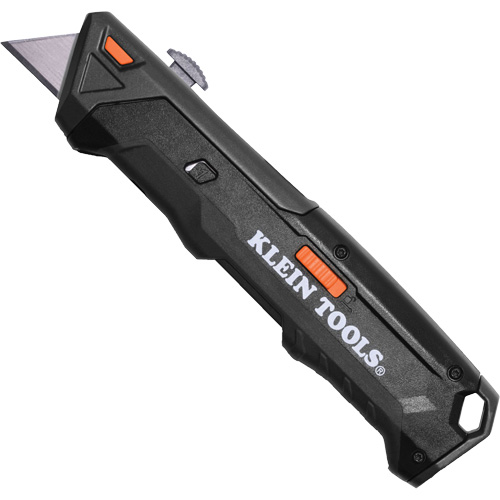 Auto-Loading Retractable Knife with Dual-Sided Blade Magazine, Steel, Plastic Handle Mukwa Safety Services