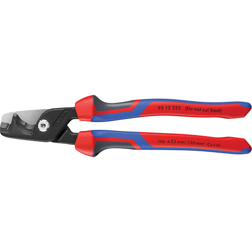 StepCut&reg; XL Cable Shears with KNIPEXTEND Handle, 9" Mukwa Safety Services