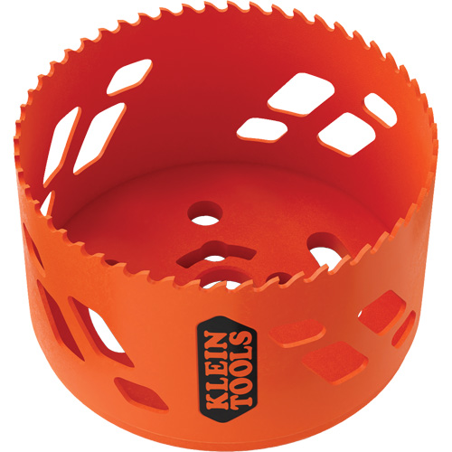 Hole Saw, 4-1/4", 2" Depth of Cut, Bi-Metal Mukwa Safety Services