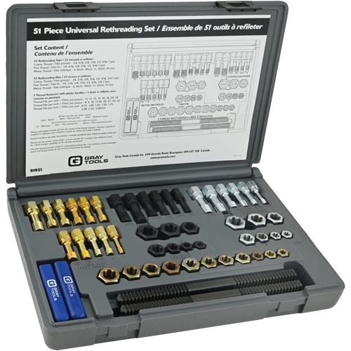 Universal Rethreading Set, 51 Pieces Mukwa Safety Services