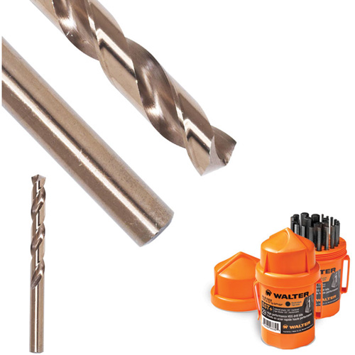 Foret s&eacute;rie courte SST+, Acier rapide, 27/64", 5-9/16" lo, 3-11/16" Cannelure, 135° Angle Mukwa Safety Services