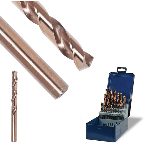 SST+ Jobbers Wire Gauge Drill Bit, High Speed Steel, #1, 3-11/16" L, 2-1/4" Flute, 135° Point Angle Mukwa Safety Services