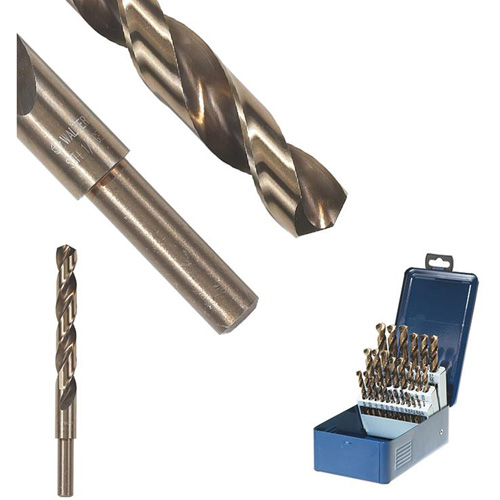 SST+ Reduced Shank Drill Bit, 17/32", High Speed Steel, 4-13/16" Flute, 135° Point Mukwa Safety Services