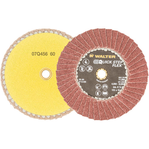 Disc Blender, 4-1/2" x Type 29, 60 Grit, Aluminum Oxide Mukwa Safety Services