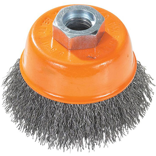 Crimped Wire Cup Brush with Ring Mukwa Safety Services
