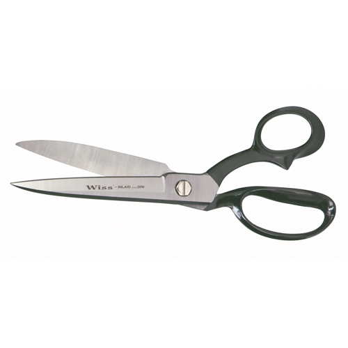 Wide Blade Industrial Shears, 6-1/8" Cut Length, Rings Handle Mukwa Safety Services