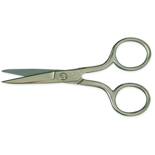 Embroidery & Sewing Scissors, 1-1/4", Rings Handle Mukwa Safety Services
