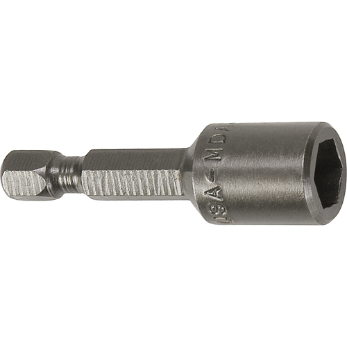 Tourne-&eacute;crou pour vis m&eacute;trique de feuille m&eacute;tallique, Embout 10 mm, Prise 1/4", 44,5 mm lo, Magn&eacute;tique Mukwa Safety Services
