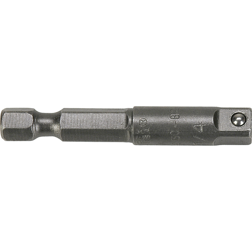 Rallonge de prise de t&ecirc;te hexagonale &agrave; carr&eacute; m&acirc;le, 1/4" Prise, 6" lo Mukwa Safety Services